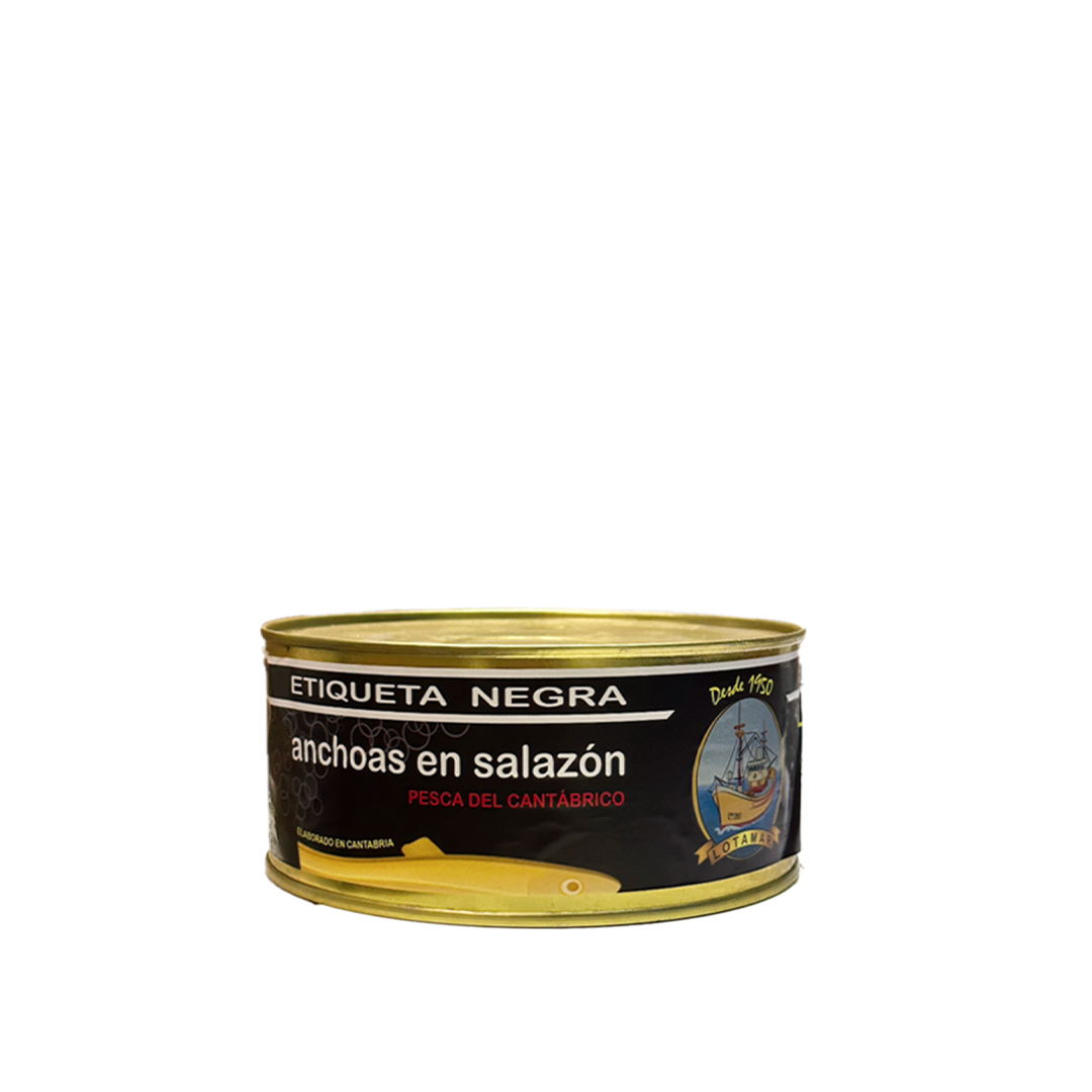 Lotamar acciughe del Cantàbrico sotto sale etiqueta negra 1 kg - squisitoo