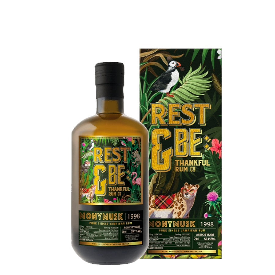 Rum Monymusk MMW 1998 24 Years Old Rest & Be Thankful 70 cl