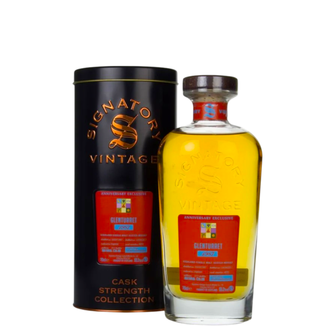 Whisky Signatory Vintage Glenturret 1987 70° anniversario Velier 70 cl