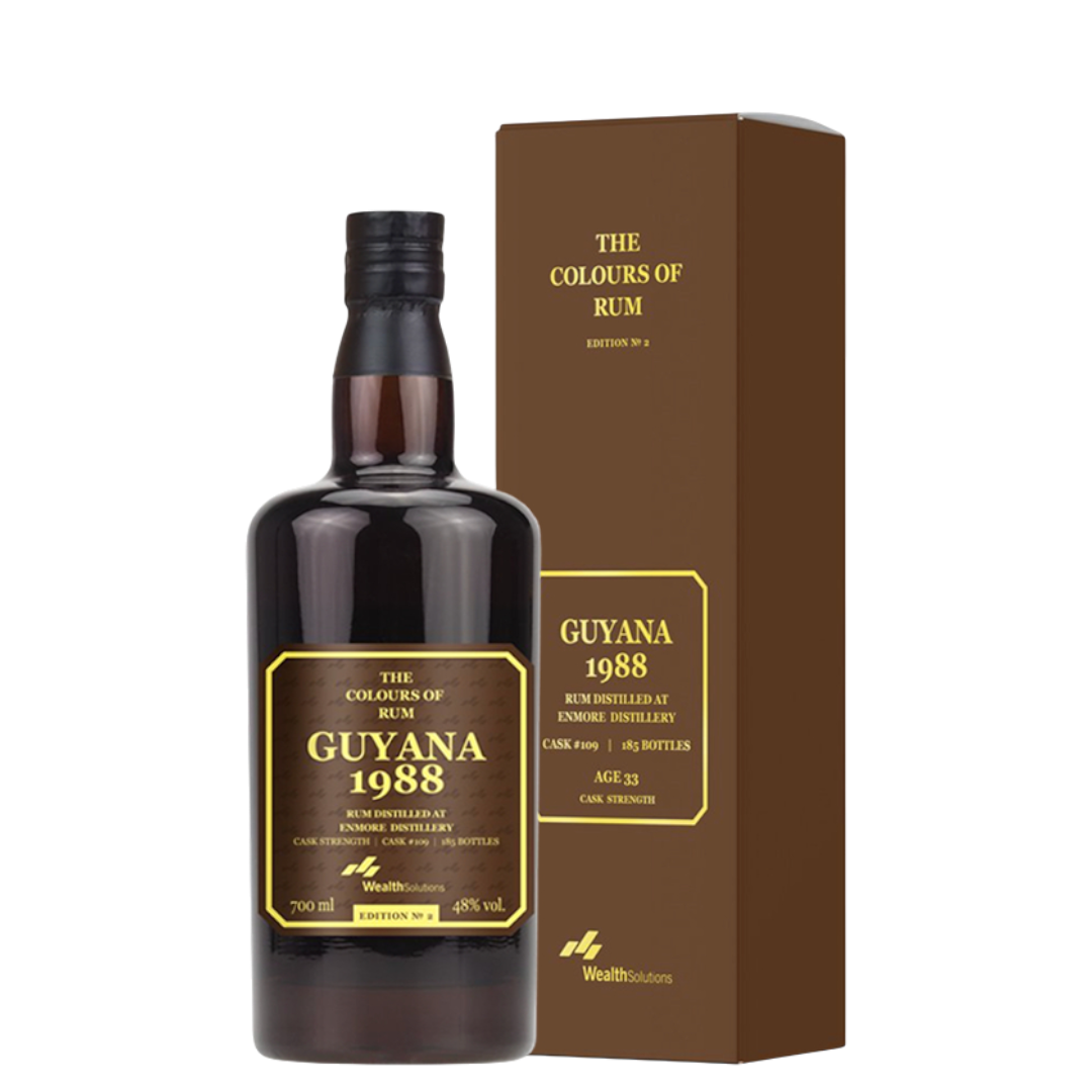 The Colours of Rum Enmore 1988 Guyana 33Years Old edition N.2 70 cl