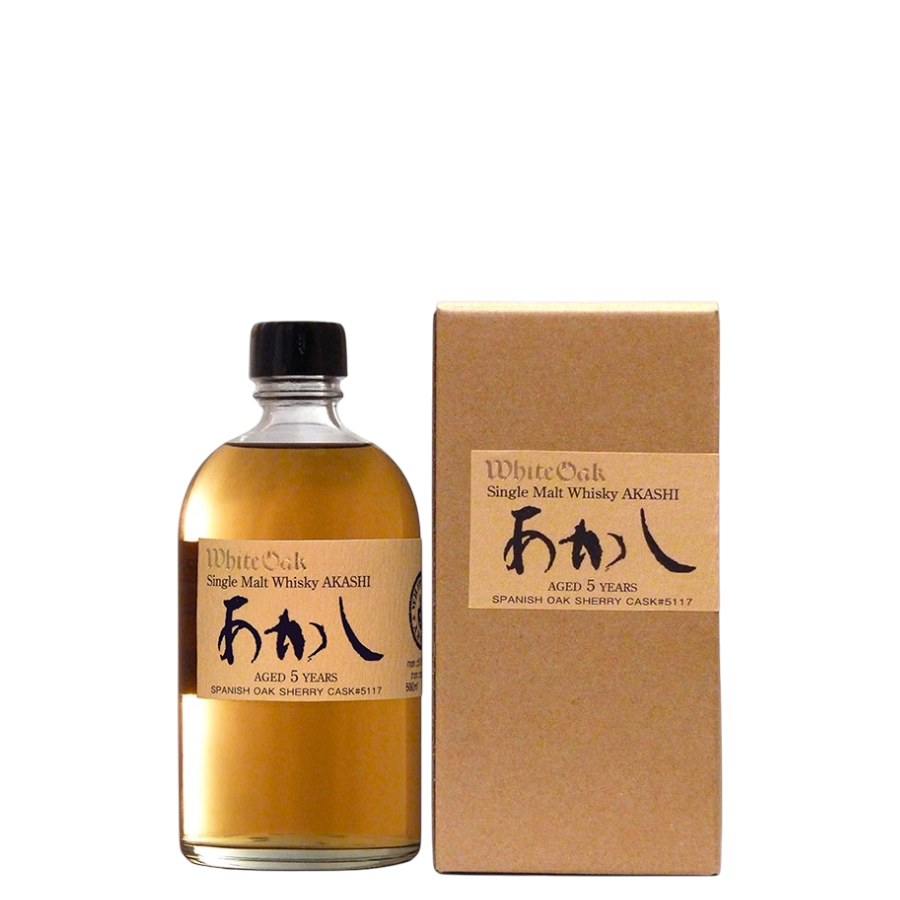 Whisky Akashi White Oak Single Malt 5 Years Old Sherry Cask 50 cl