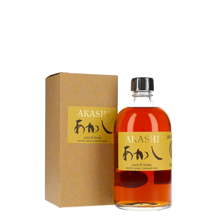 Whisky Akashi White Oak Single Malt 6 Years Old White Wine Cask 61694 50 cl