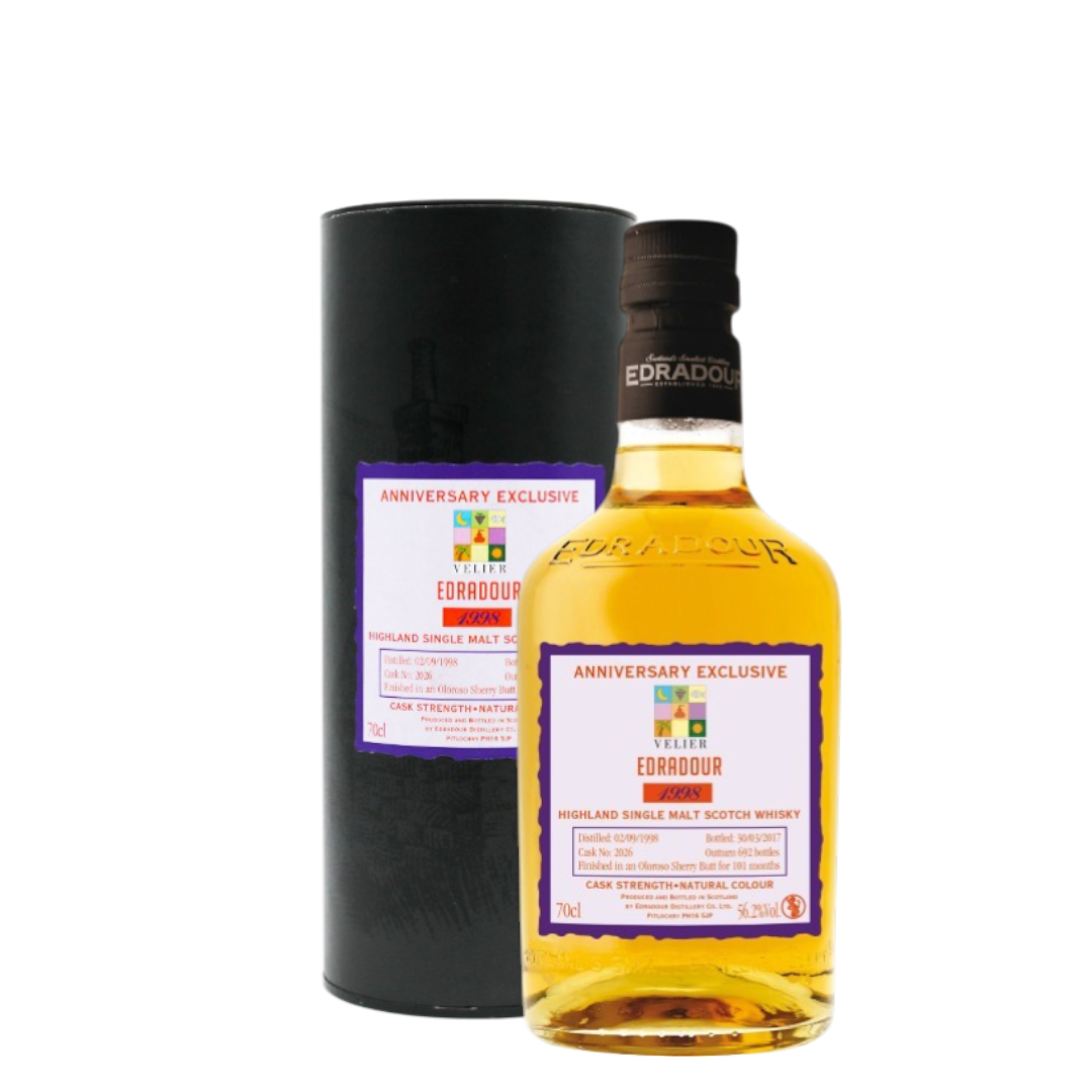 Whisky Edradour 1998 70° Anniversario Velier 70 cl