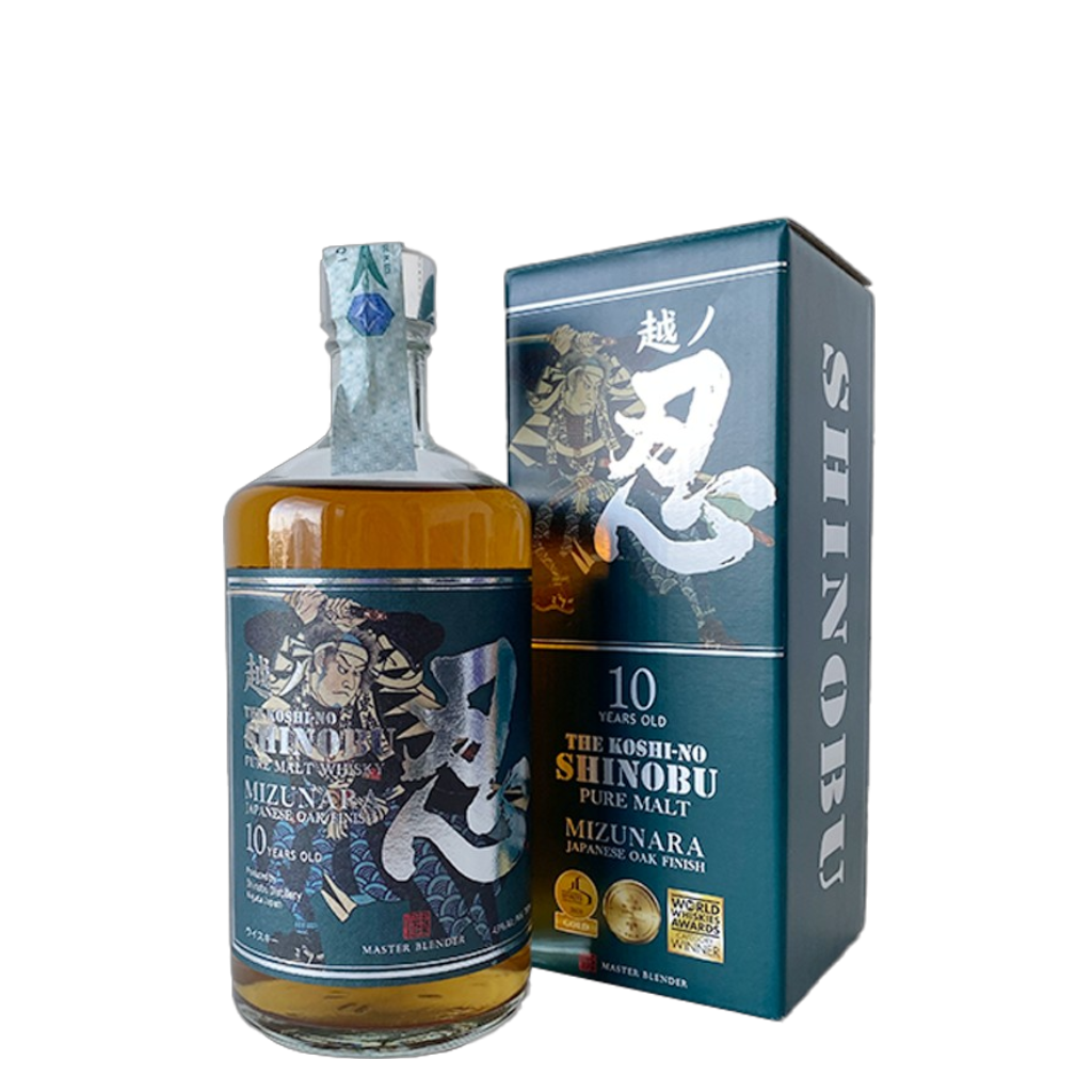 Whisky The Koshi-no Shinobu Pure Malt 10 Years Old Mizunara finish 70 cl