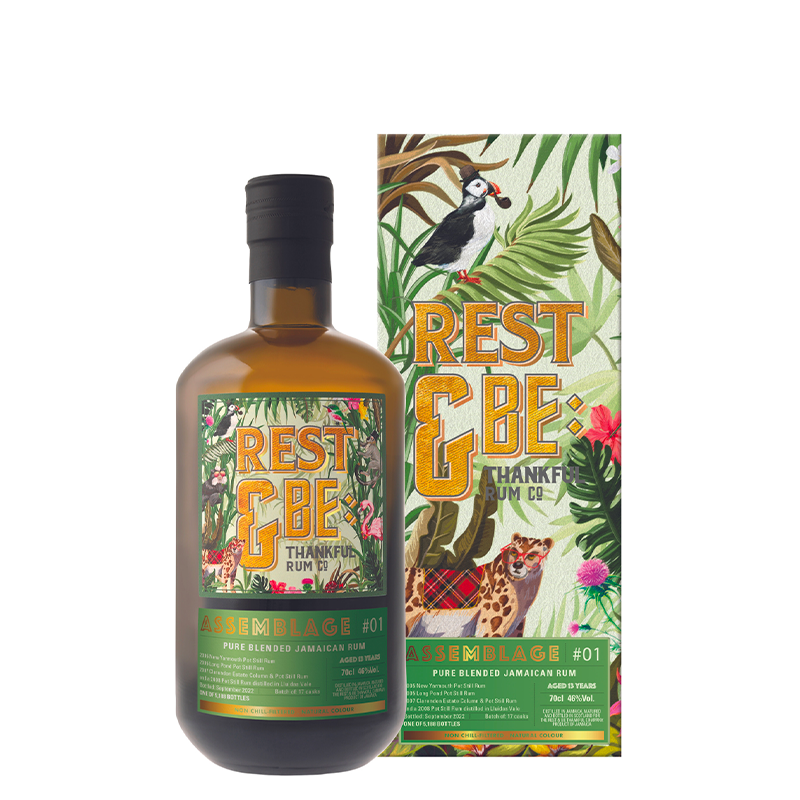 Rum Jamaica 2018 Assemblage N.01 13 Years Old Rest & Be Thankful 70 cl