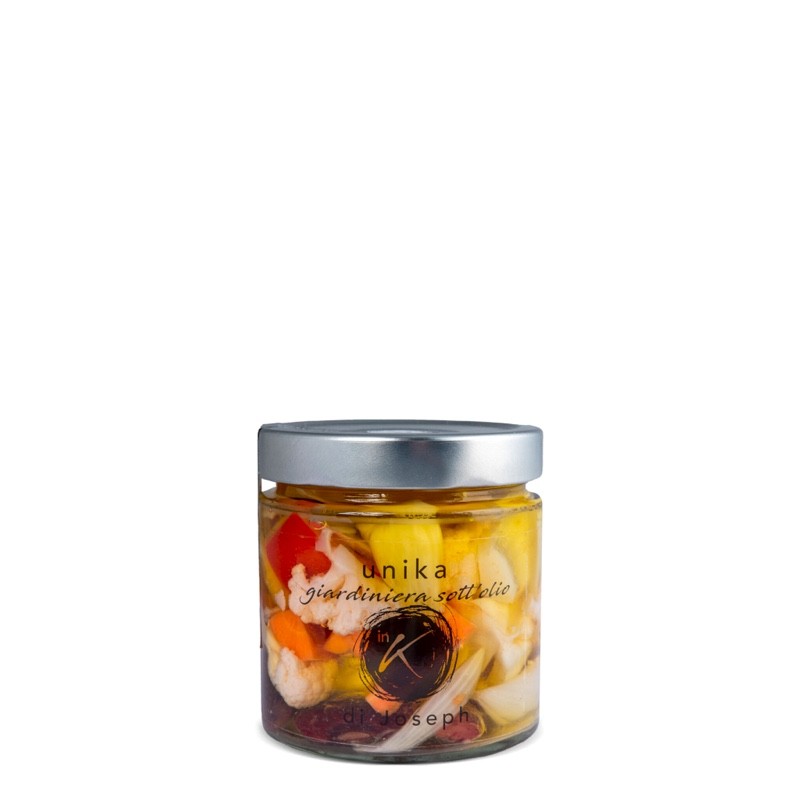 In Konserva unika giardiniera sott'olio 350 g - squisitoo