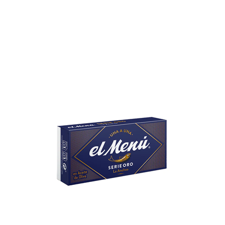 El Menú Cantabrian anchovy fillets in olive oil gold series 45 g 