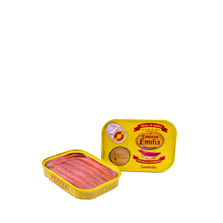 Conservas Emilia Cantabrian anchovy fillets in olive oil gold series 78 g