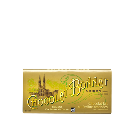 Bonnat Lait au Praliné noisettes chocolate bar 100 g