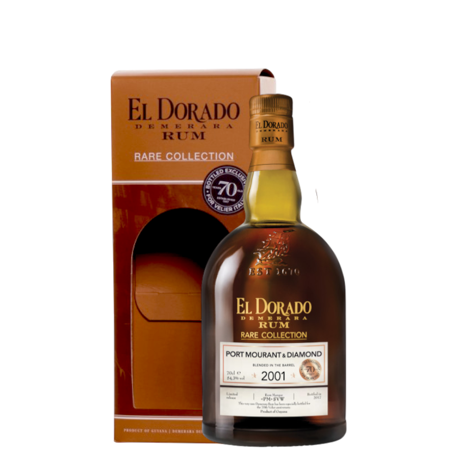 Rum El Dorado Demerara Rare Collection Port Mourant & Diamond 2001  70 cl