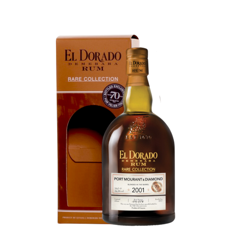 Rum El Dorado Demerara Rare Collection Port Mourant & Diamond 2001  70 cl