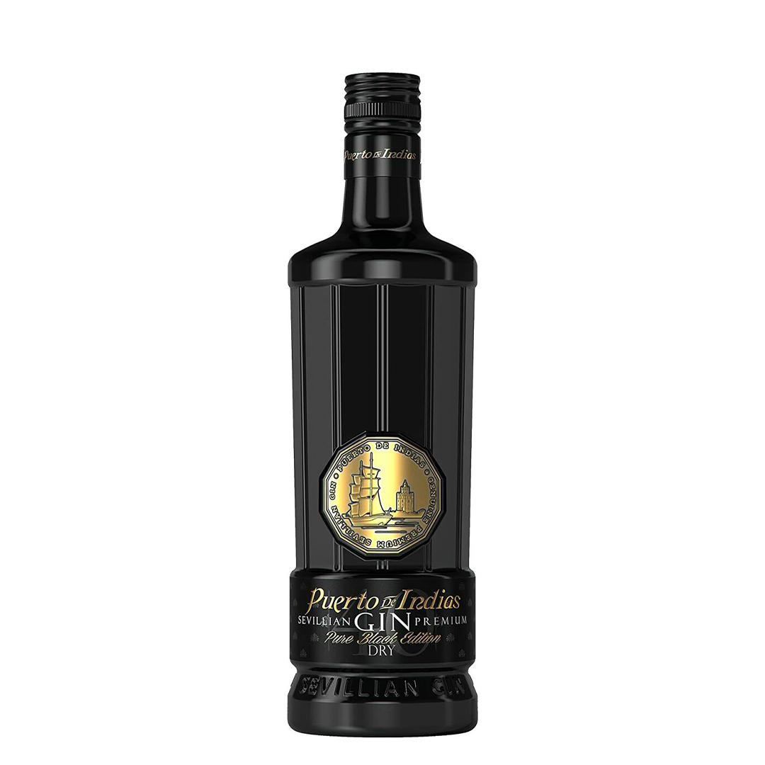 Gin Puerto de Indias Pure Black Edition 100 cl - squisitoo