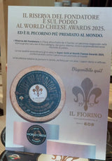 Fiorino Pecorino Grotta dei Fiorini whole form 1.5 kg