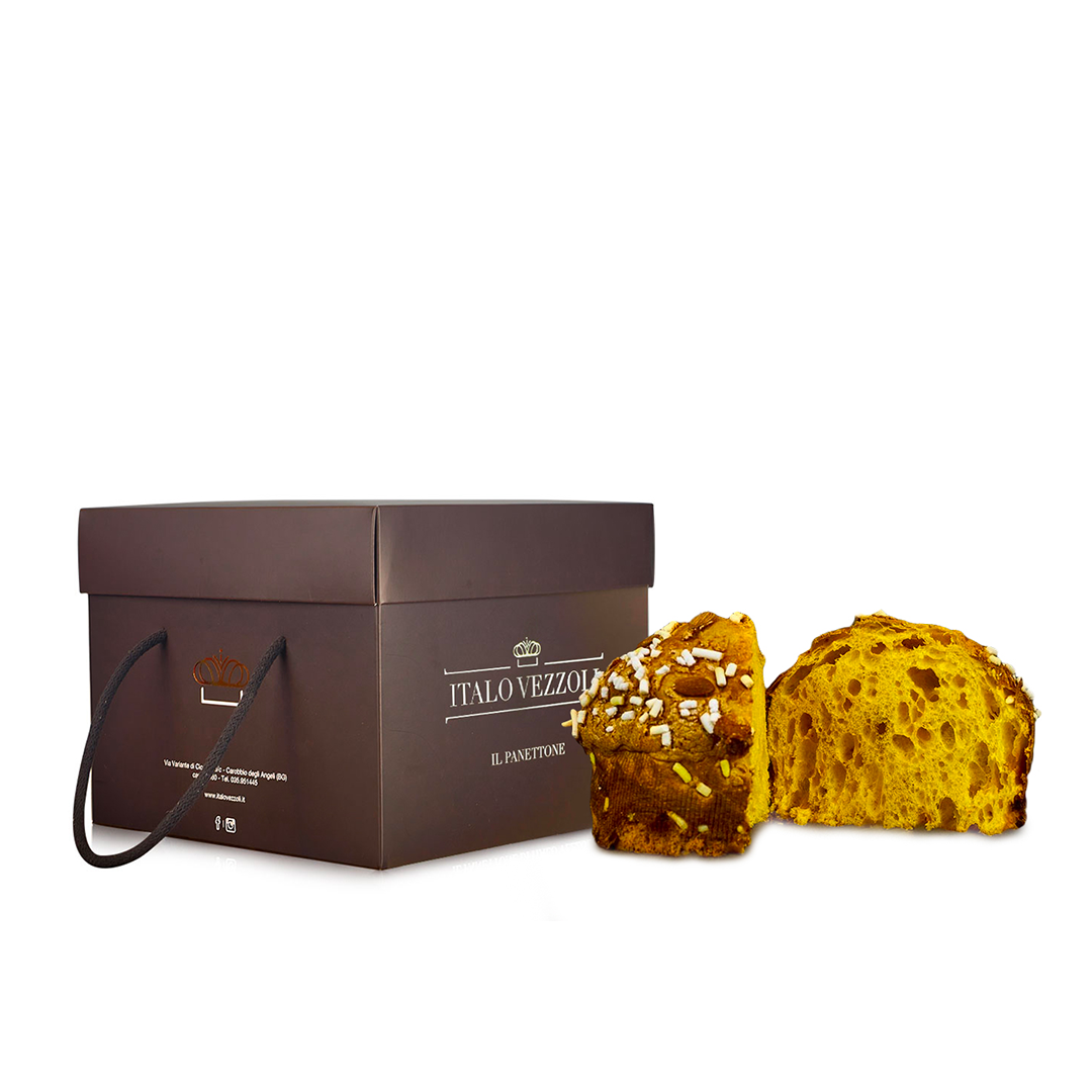Italo Vezzoli “L’Originale Magnum” panettone artigianale con gocce di limone 2 kg