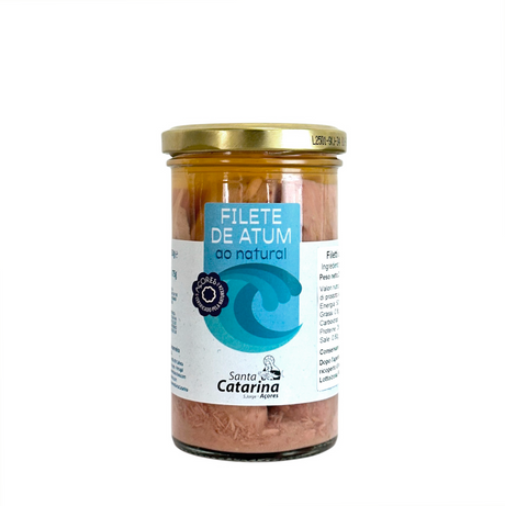 Santa Catarina tuna fillets in brine 250g