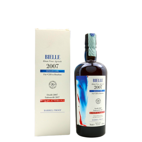 Rum Bielle Vieux Agricole 2007 Single Cask Fût 218 70 cl