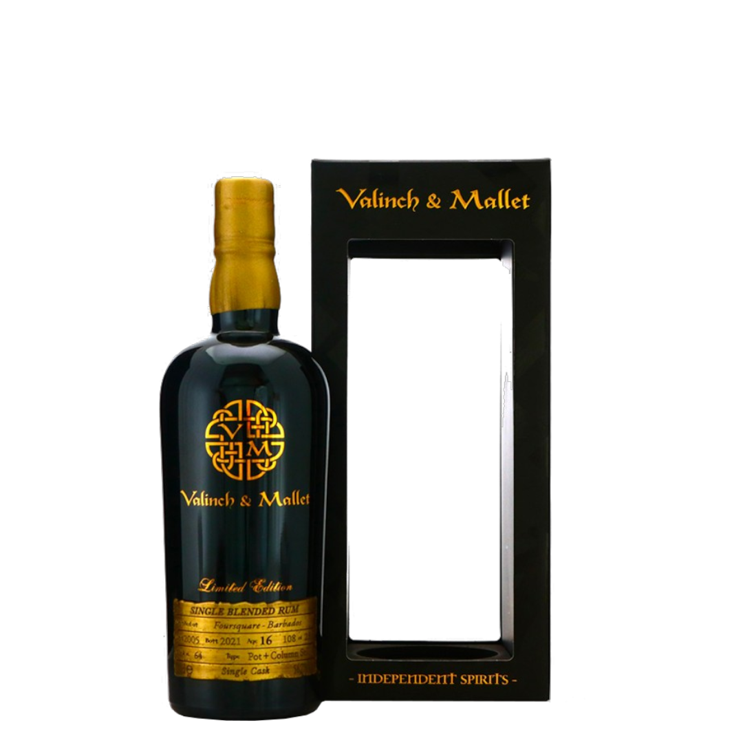 Rum Foursquare 16 Years Old "The Spirit of Art" Valinch & Mallet 70 cl