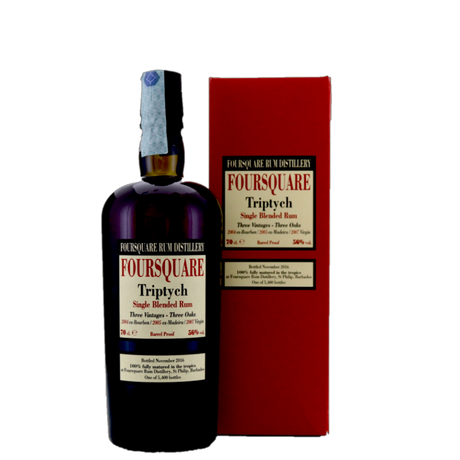 Rum Foursquare Plenipotentiary Single Blended 12 Years Old 70 cl
