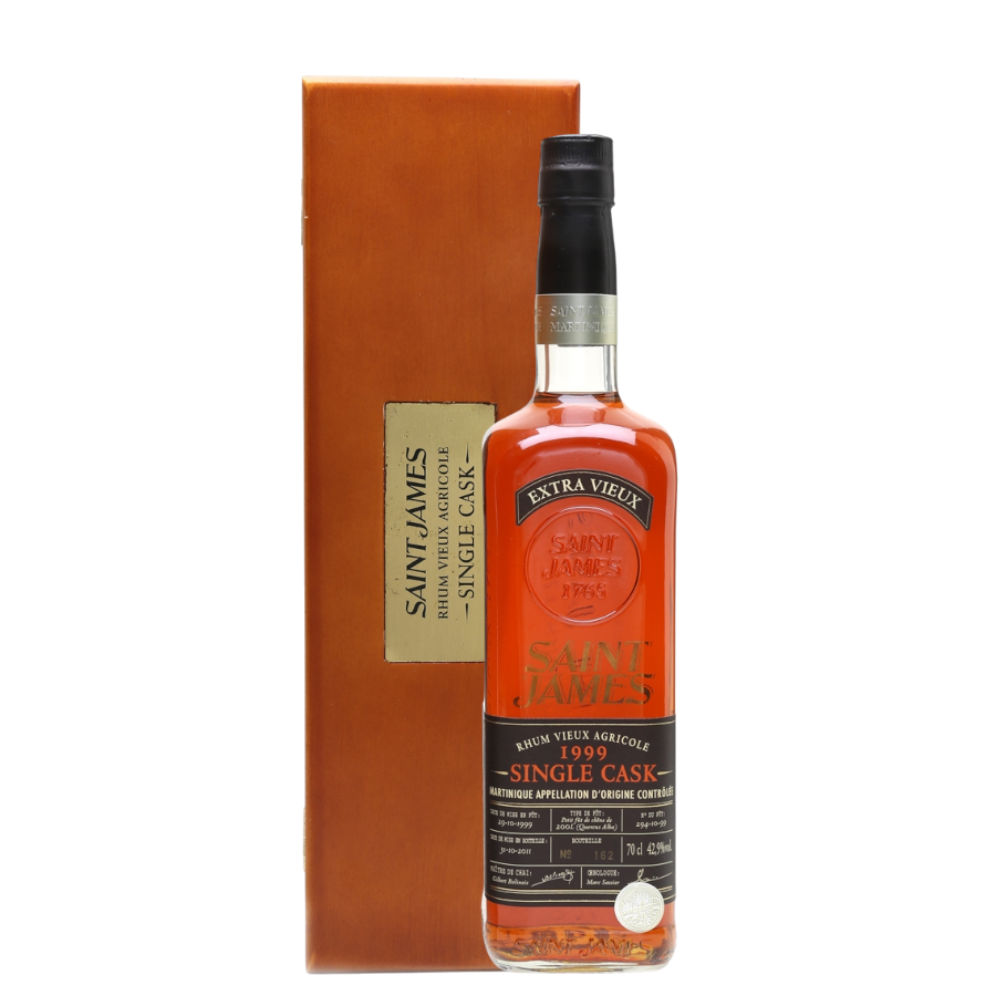 Rum Saint James 1999 Single Cask Extra Vieux 70 cl