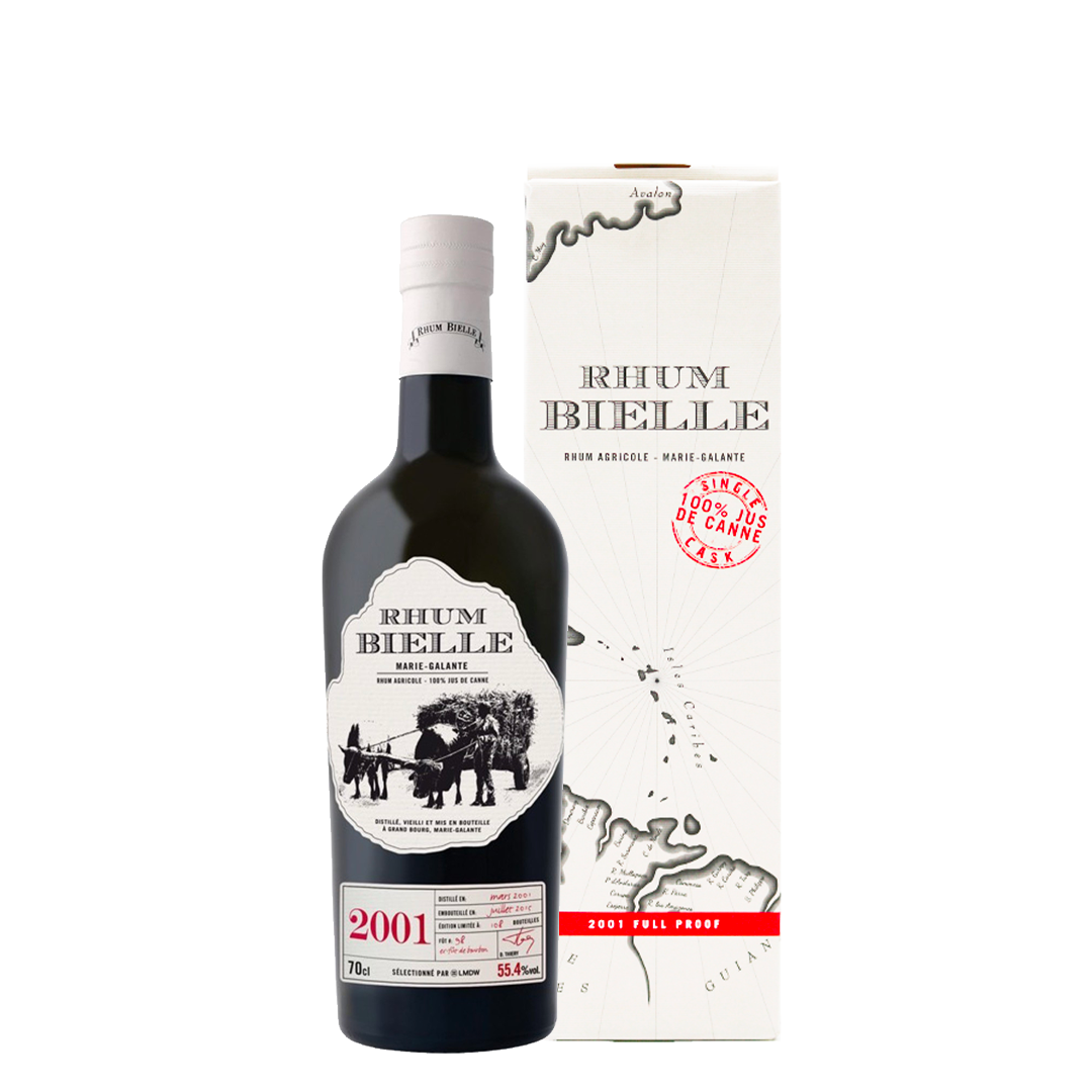 Rum Bielle Marie Galante Fut 4 2001 Agricole 14 Years Old 70 cl