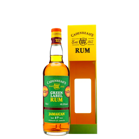 Rum Cadenhead's Green Label Jamaican rum 17 Years Old 70 cl