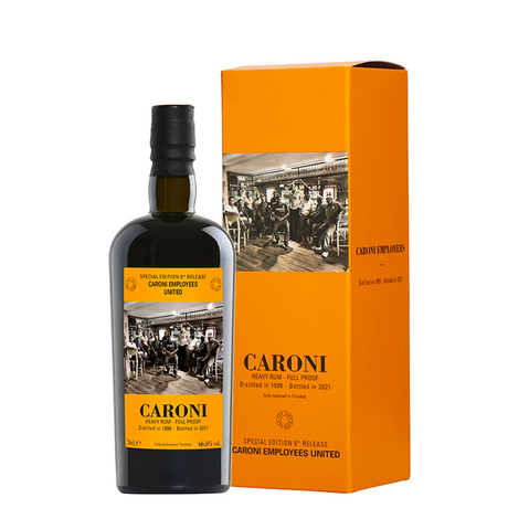 Rum Caroni Employees 6th Release 25 Years Old 1996 "Employees United" 70 cl