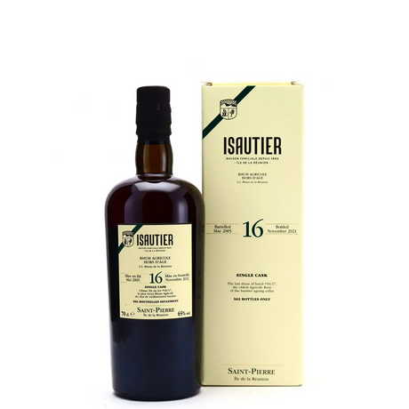 Rum Isautier Agricole Hors d'Age la Réunion 16 Years Old 2005 Single Cask 70 cl