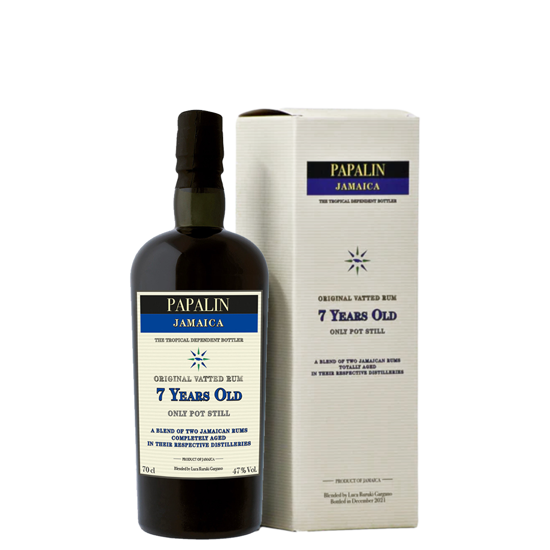 Rum Papalin Jamica 7 Years Old Original Vatted Rum only pot still 70 cl Release 2022