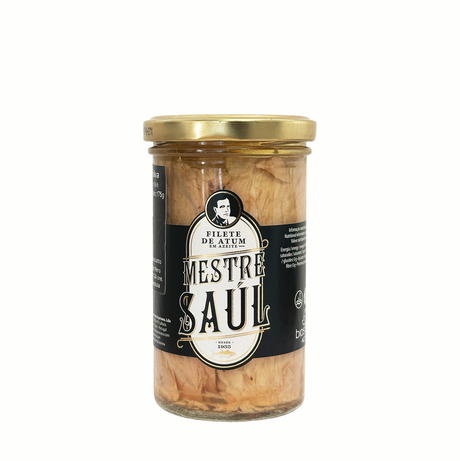 Mestre Saúl tuna fillets seasoned in olive oil 250 g