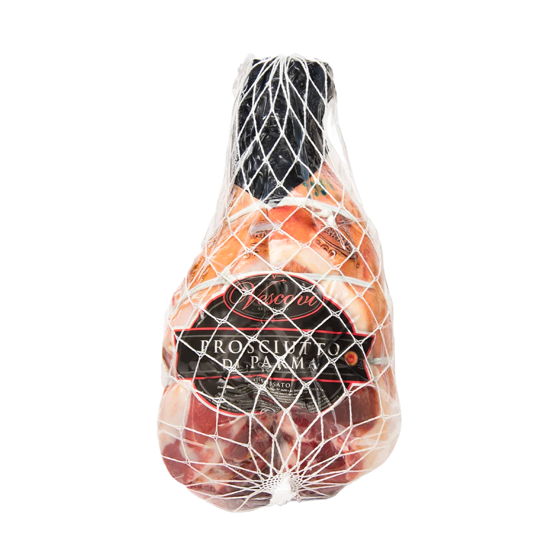 Salumificio Vescovi Prosciutto Crudo di Parma stagionato 24 mesi disossato addobbo 8 kg