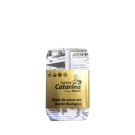 Santa Catarina tuna fillets in organic olive oil 120g