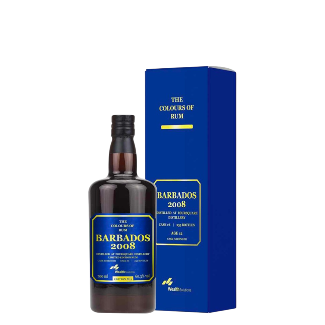 The Colours of Rum Foursquare 2008 Barbados 12 Years Old edition N.5  70 cl