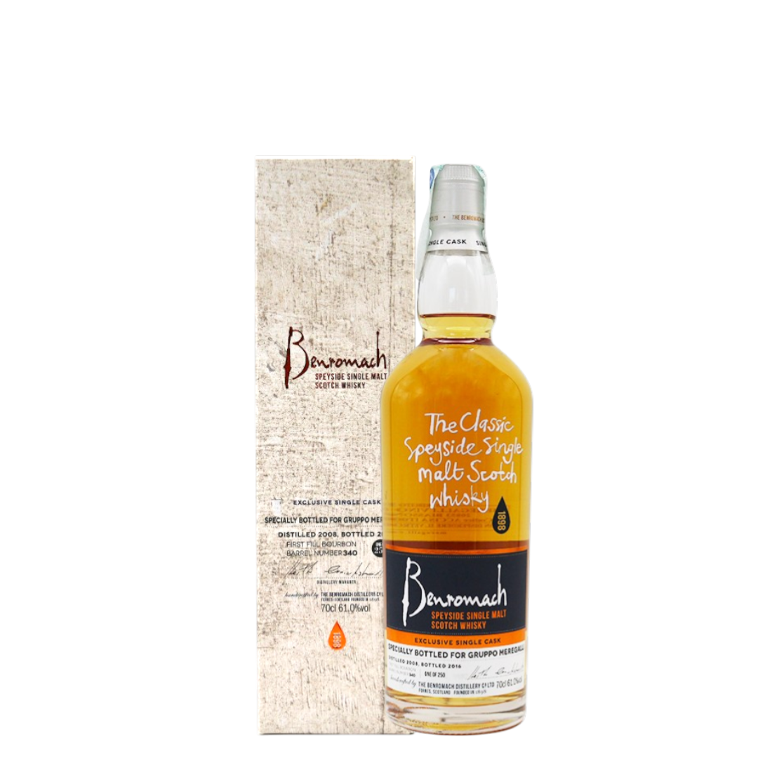 Whisky Benromach exclusive Single Cask for Meregalli 2008 70 cl