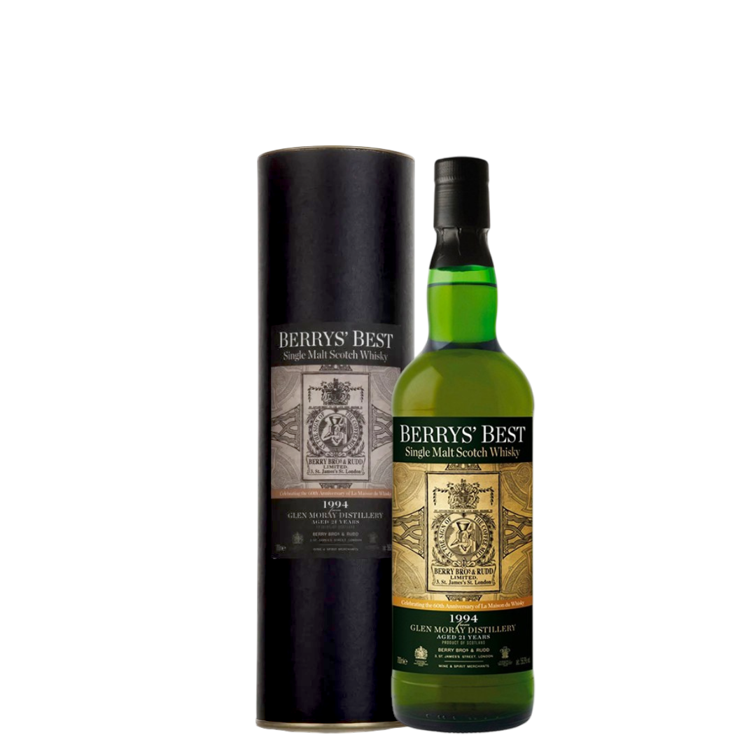 Whisky Berry's Best 1994 Glen Moray 21 Years Old 60th° Anniversary 70 cl