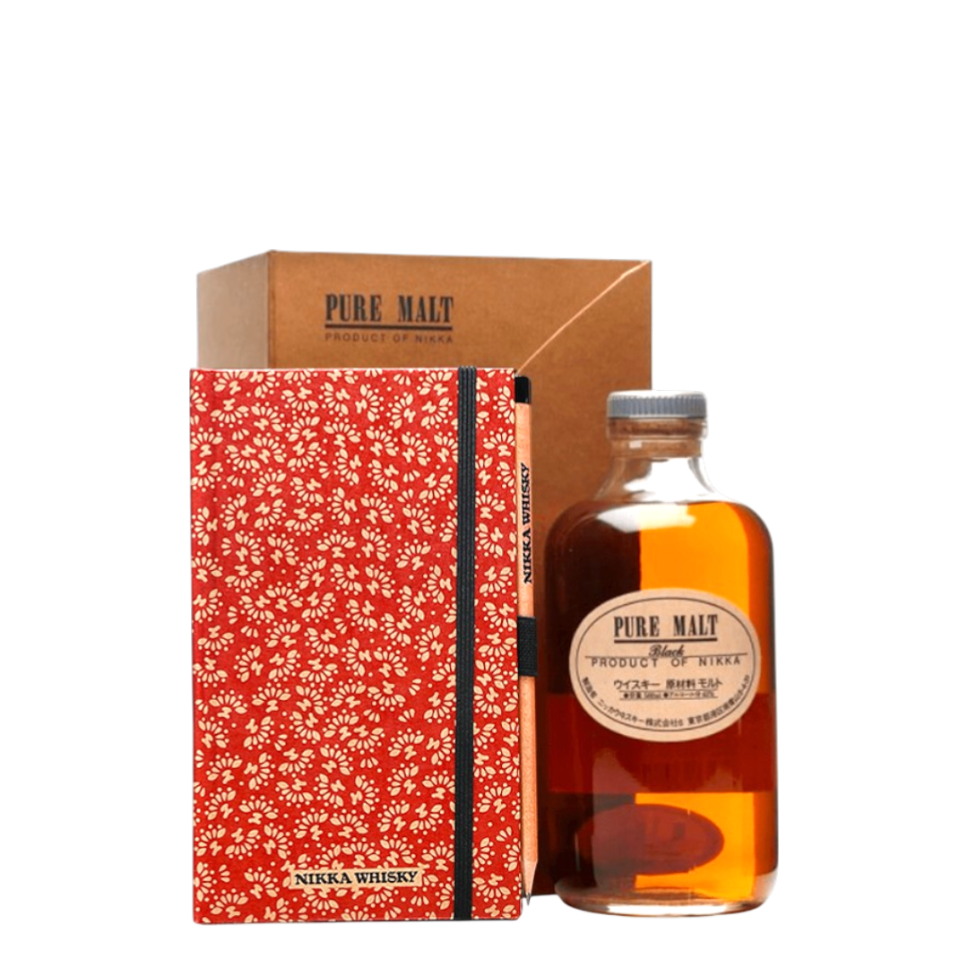 Whisky Nikka Pure Malt Black Gift Pack 50 cl
