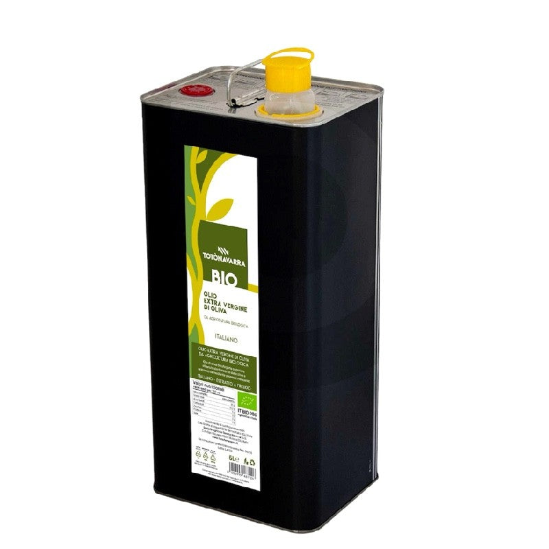 Navarra olio extra vergine di oliva Totònavarra biologico 5 L - squisitoo