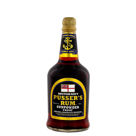 Rum Pusser's British Navy Rum Gunpowder Proof 70 cl
