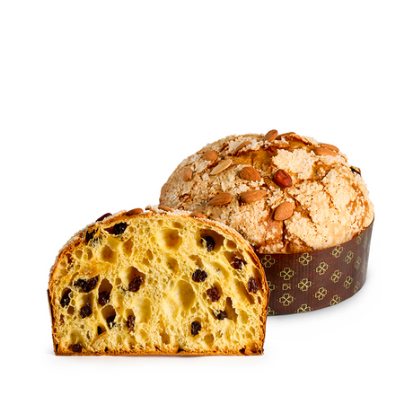 Raro Panettone tradizionale glassato con uvetta, agrumi canditi e vaniglia 750 g
