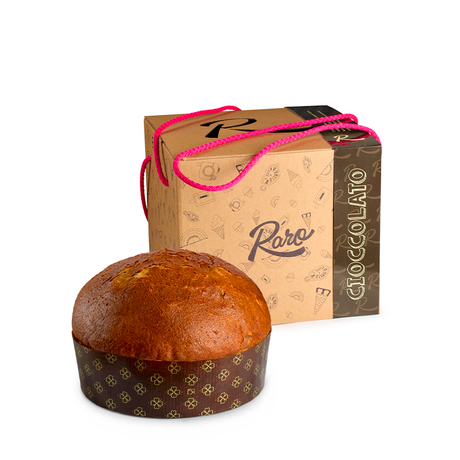 Raro Panettone con cioccolato fondente e al latte 750 g