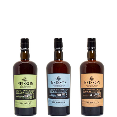 Rum Neisson Trois Chais Mainmain-Vevert-Adrien 2016 Cuvèes Velier Box 3 bott. 20 cl