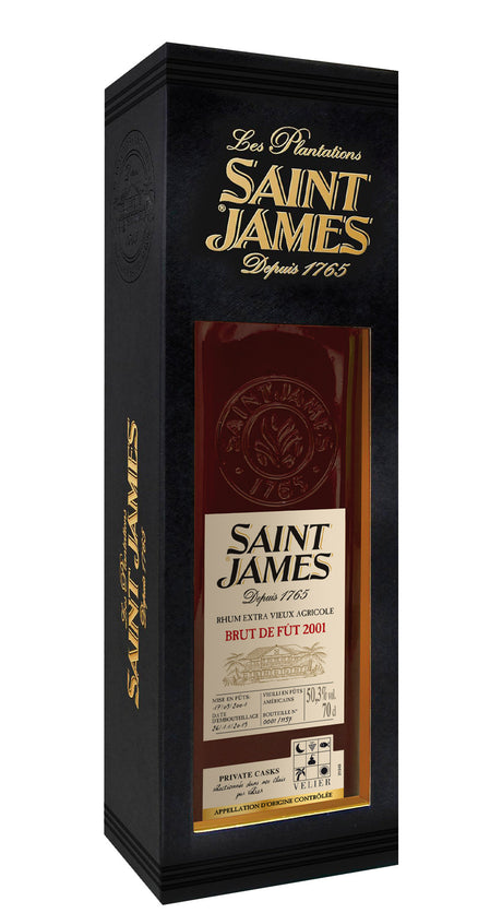 Rum Saint James 2001 17 Years Old Brut de Fut Private Cask 70 cl